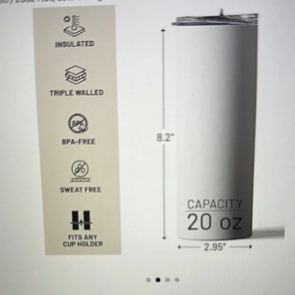 Monster Energy Black and Green Tumbler - Picture 5 of 5